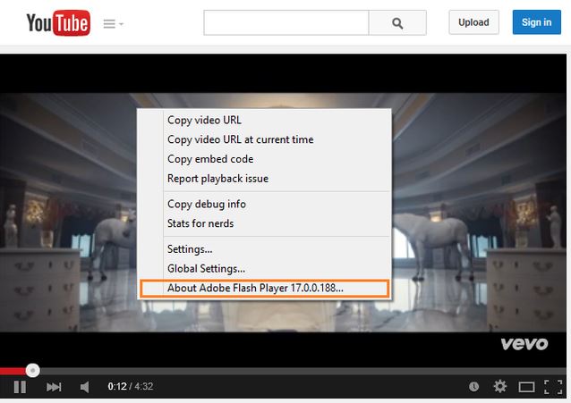 Nhúng video HTML qua Flash Player