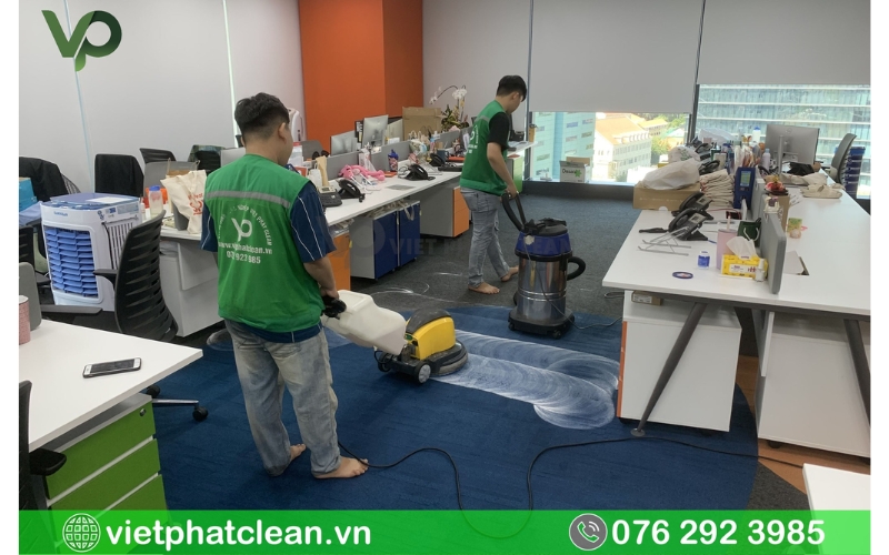 dịch vụ giặt thảm công ty Việt Phát Clean