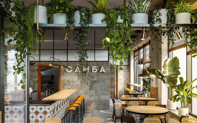 chi phí mở quán cafe tầm trung